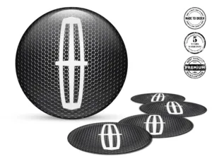 Lincoln Custom Domed Decals Style Premium Rim Logos